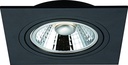 ZOOM AR111 SQ 1L inbouwspot zwart incl. AR111 12,4W 2700K