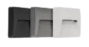 SIBO LED 310Lm 2,8W square, cover black, white, grey IP65