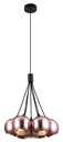 ROGODO Pendel Koper/Roze 7x E27