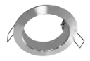 ZOOM basis ALU 1x GU10 rond
