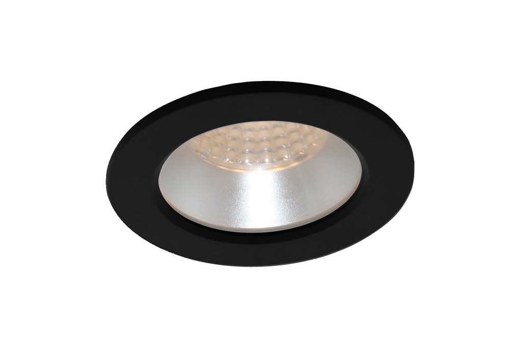 IMBER inbouwspot GU10 70mm IP44 zwart