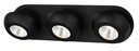 OLEO plafonier dimbaar 3x7W LED 3000K zwart