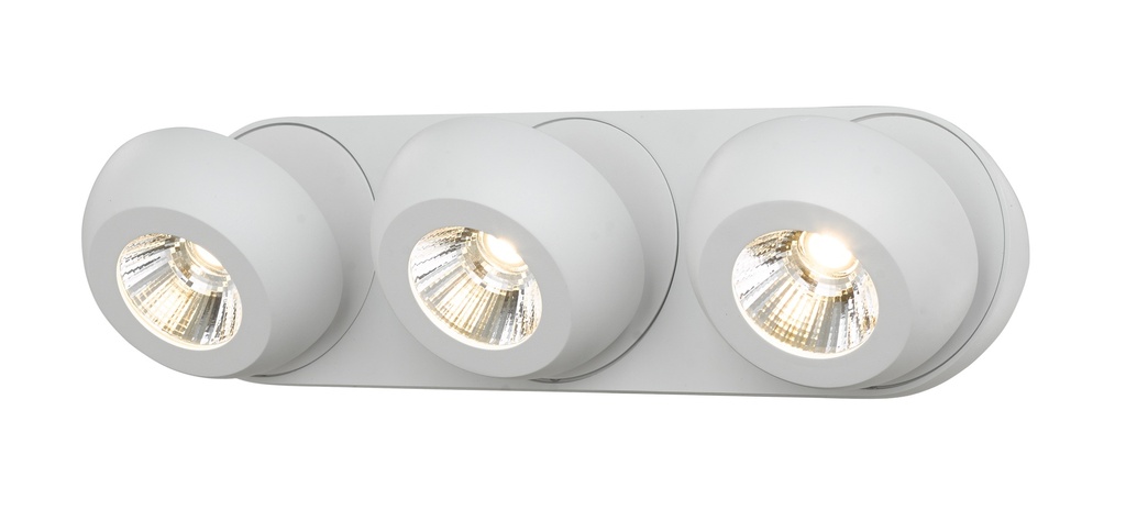 OLEO plafonier dimbaar 3x7W LED 3000K wit