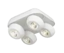 OLEO plafonier dimbaar 4x7W LED 3000K wit