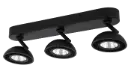 NOOMI Ceiling light dimmable 3x7W 3000K satin black