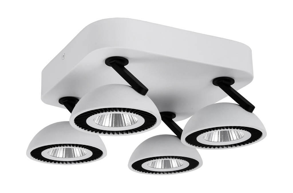 NOOMI Spot dimbaar 4x7W 3000K satin wit