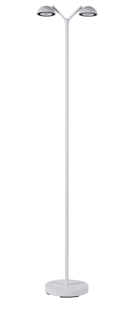 NOOMI Vloerlamp dimbaar 2 x7W 3000K satin wit