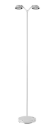 NOOMI Lampadaire dimmable 2x7W 3000K satin blanc