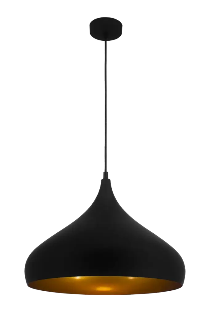 RONIN pendel  Ø42 E27 zwart/goud