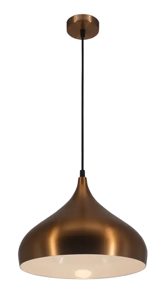 Ronin suspension  Ø42 E27 cuivre/blanc