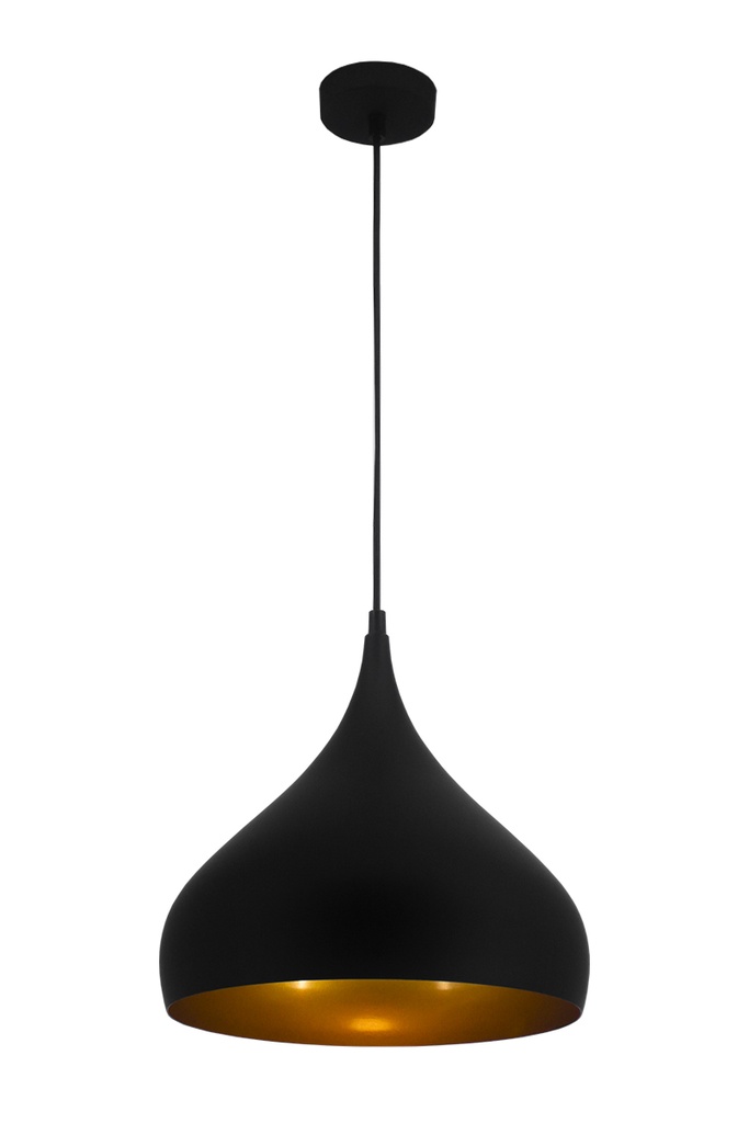 RONIN pendel  Ø32 E27 zwart/goud