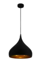 RONIN pendel Ø32 E27 zwart/goud