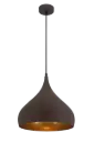 *RONIN pendel  Ø32 E27 bruin/goud