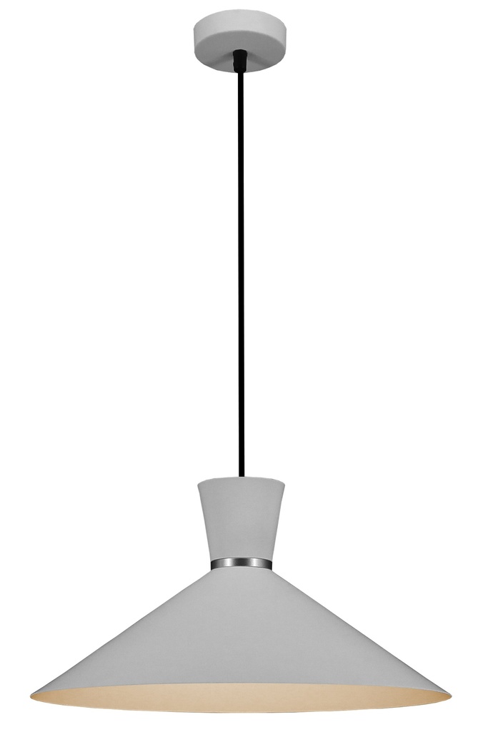 KONO pendel Ø39,5 E27 wit/wit
