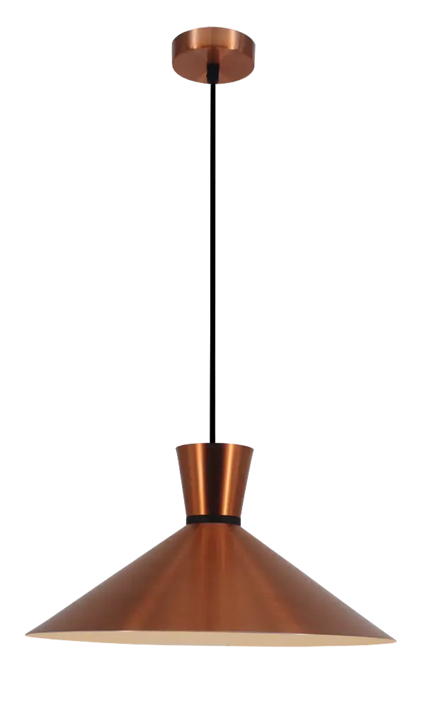 Kono pendel Ø39,5 E27 copper/white