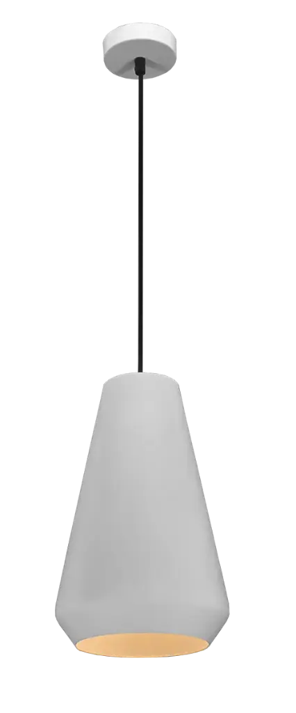 UBBE pendule Ø20 E27 blanc/blanc