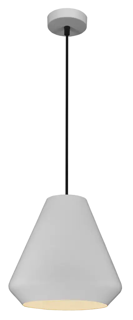 UBBE pendel Ø25 E27 wit/wit