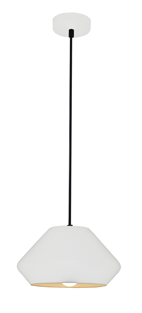 UBBE pendel  Ø24 E27 wit/wit