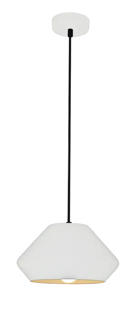 UBBE pendel  Ø24 E27 wit/wit
