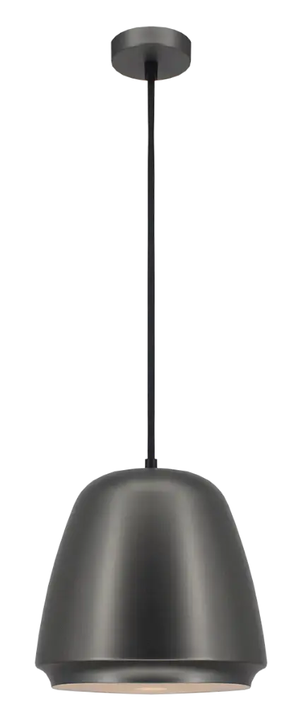 BOBAN pendant Ø25 E27 gunmetal/wit