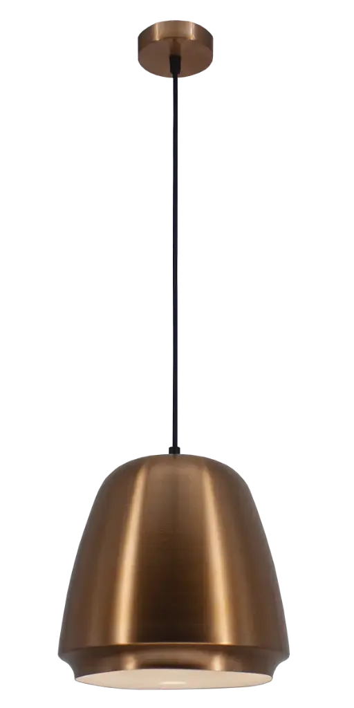 BOBAN pendule Ø25 E27 koper/wit