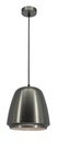 BOBAN pendel Ø25 E27 satin nickel/wit