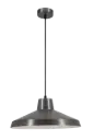 KANGA pendel  Ø40 E27 satin nikkel/wit