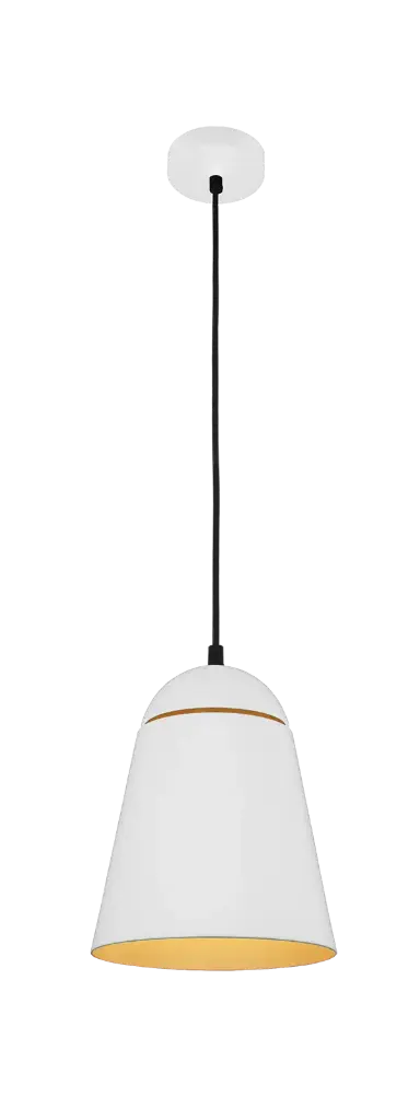 AZAR pendule  Ø20 E27 blanc