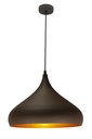 RONIN pendel  Ø42 E27  bruin/goud