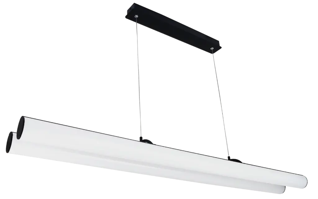RORY LED 2x24Watt 5180lm Pendant 3000K noir