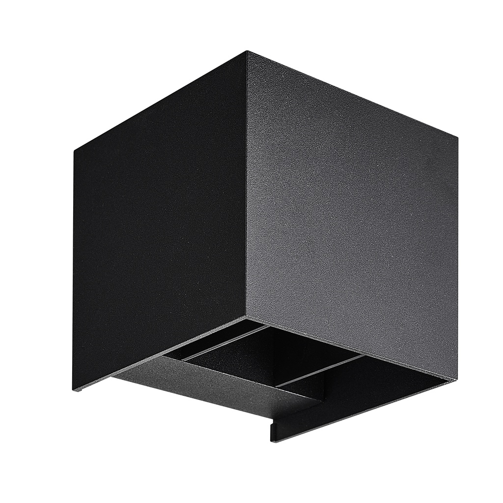 NUALA WL 2x 5Watt COB LED IP54 zwart
