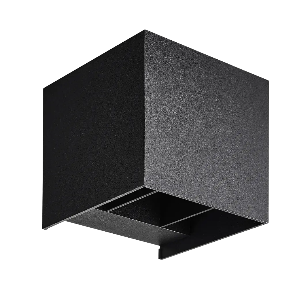 NUALA WL 2x 5Watt COB LED IP54 zwart