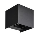 NUALA WL 2x 5Watt COB LED IP54 zwart