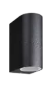 FLUX R wl 150mm 2x GU10 (excl) max 35Watt IP54 zwart