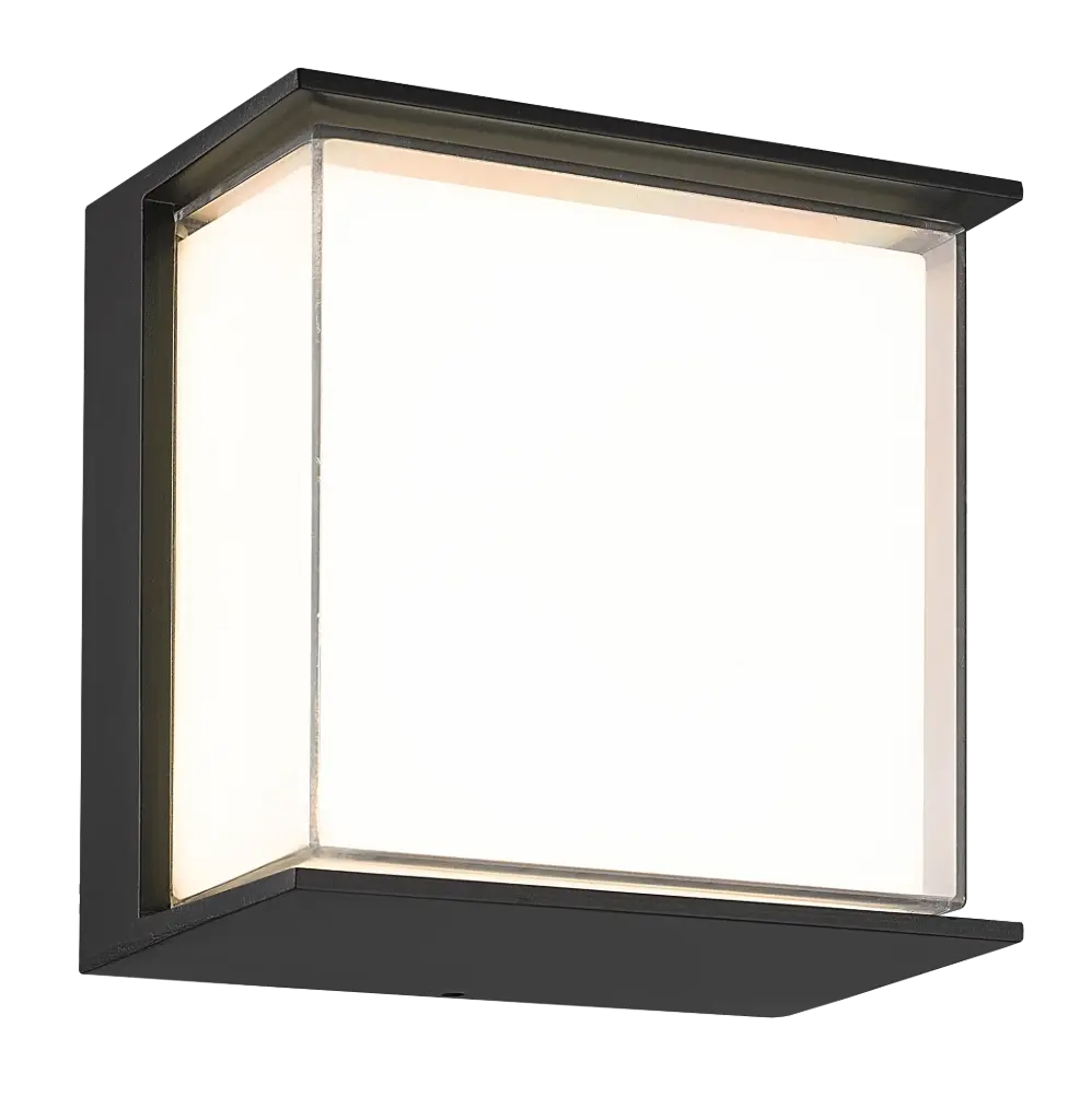 ASLAN wallight 10 Watt SMD LED 3000K IP65 black