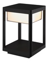 NERES paal 23,5cm 10,5 Watt SMD LED 3000K IP65 zwart