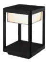 NERES paal 23,5cm 10,5 Watt SMD LED 3000K IP65 zwart