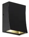 IPSO wl 90mm 3,2Watt COB LED 3000K IP65 zwart