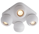 TRITON 4L vierkant, GU10 (excl) wit