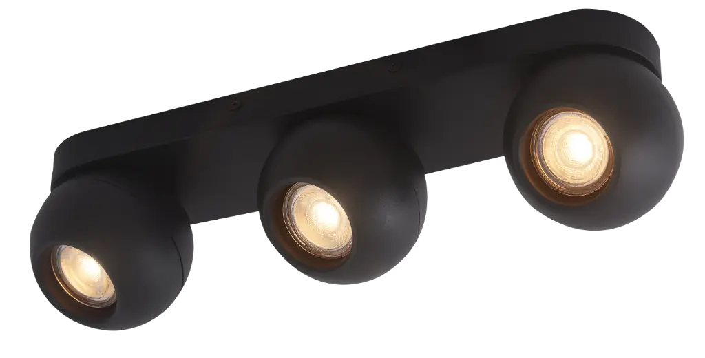 TRITON 3L GU10 (excl) zwart