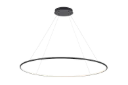 ANNU pendule 1 anneau 64W  SMD 3000K dimmable ø1200mm noir