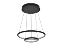 ANNU pend. 2 rings  36W  SMD 3000K dimmable ø400+300mm Black
