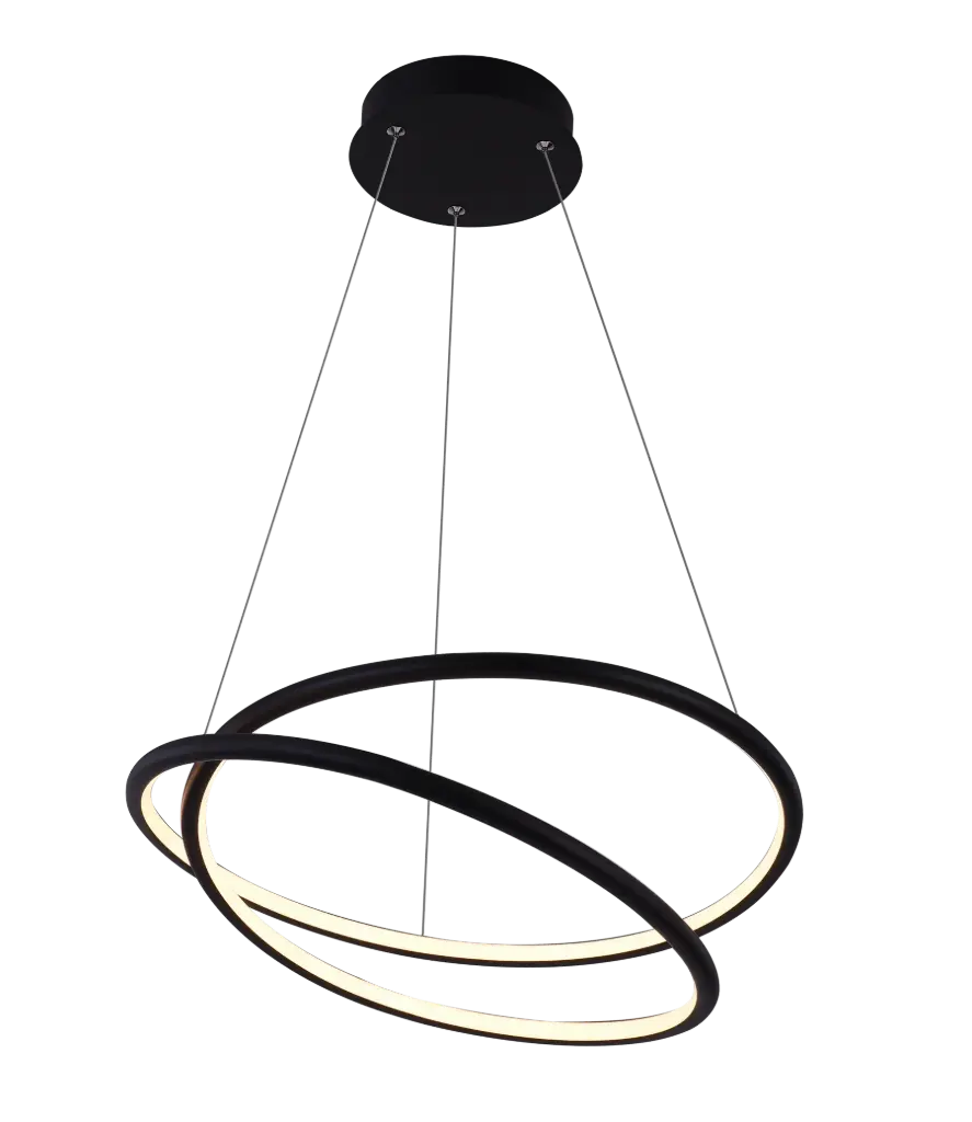 BOA LED Pendel 47W SMD LED 3000K dimbaar ø525mm zwart