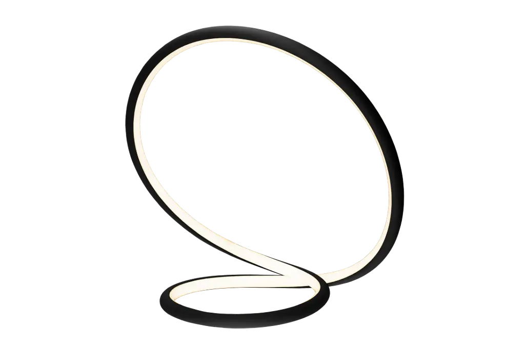 BOA lampe de table 25W  SMD 3000K dimmable 330xh340mm noir