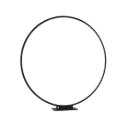 ANNU LED TL 37W 1295Lm SMD LED 3000K dimbaar ø800mm zwart