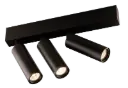 Lopal 3L 3x 4,5W LED spot noir