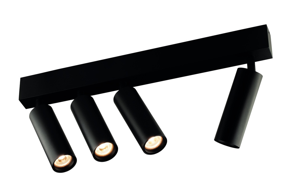 LOPAL 4L 4x 4,5W LED spot zwart