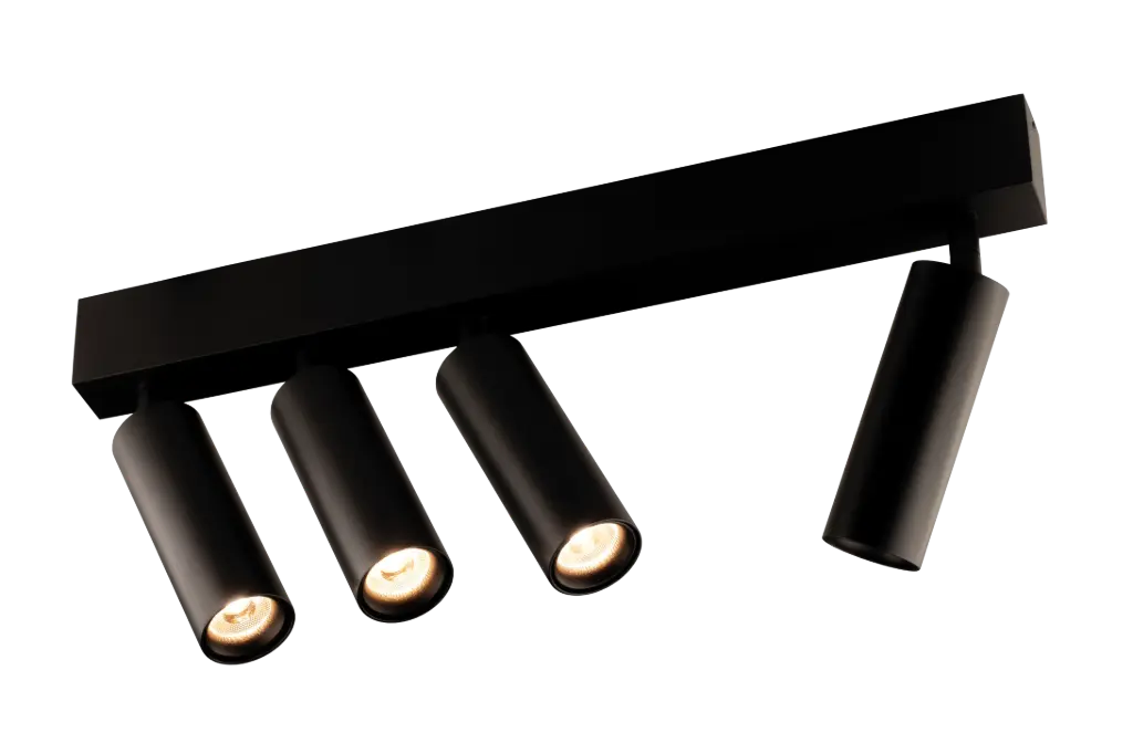 LOPAL 4L 4x 4,5W LED spot zwart
