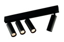 LOPAL 4L 4x 4,5W LED spot zwart