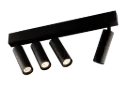 LOPAL 4L 4x 4,5W LED spot zwart